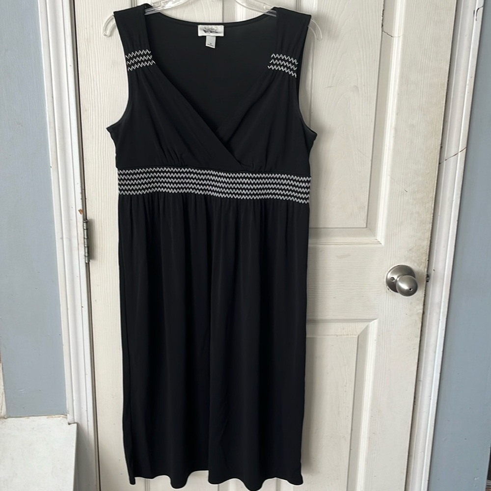 Ann Taylor Loft Black Sleeveless dress. Size 10